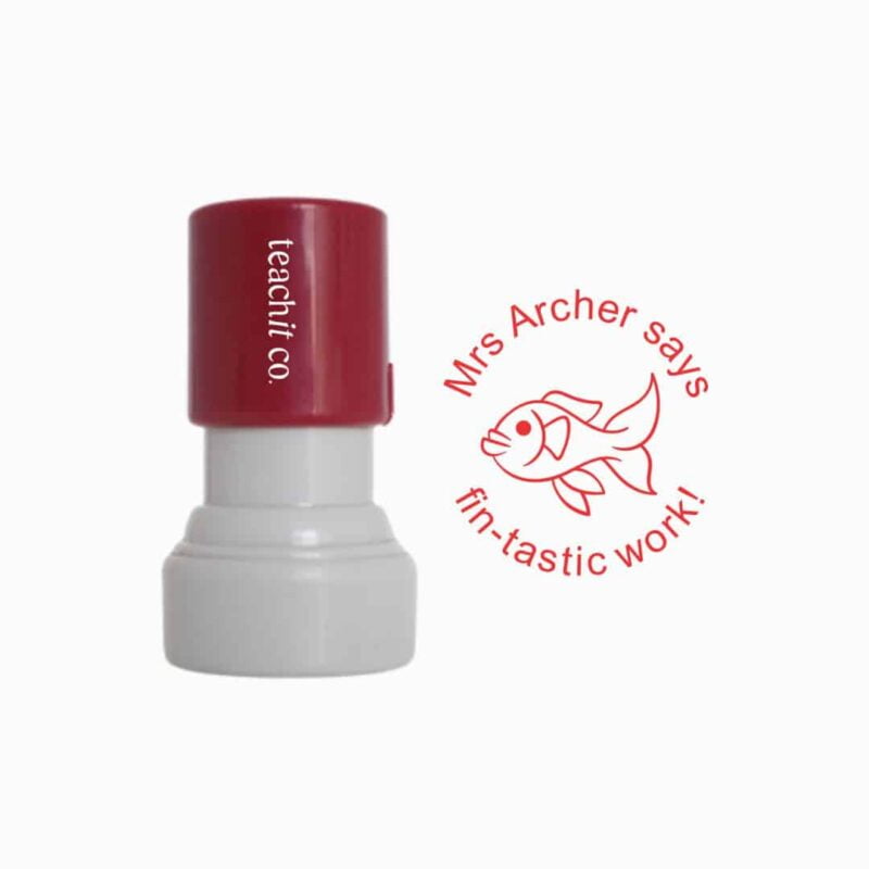 teacher stamp fish