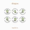 Dragon stickers