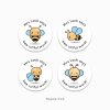 Bee Merit Stickers
