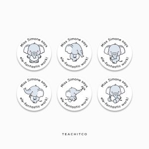 Elephant Merit Stickers
