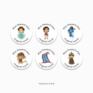 Genie Merit Stickers