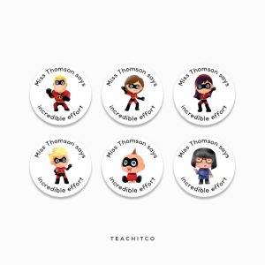 Incredible Merit Stickers
