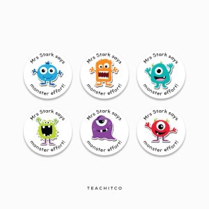Monster Merit Stickers