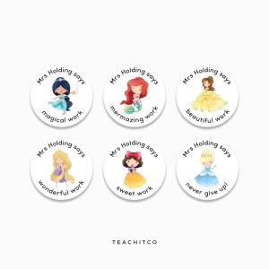 Princess Merit Stickers