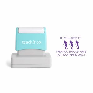 Put Your Name On It Stamp