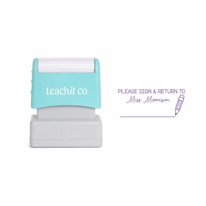 Sign and Return Stamp