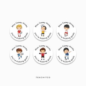 Soccer Merit Stickers