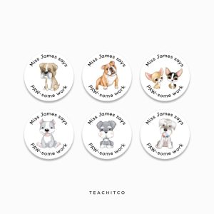Dog Merit Stickers - Set 1
