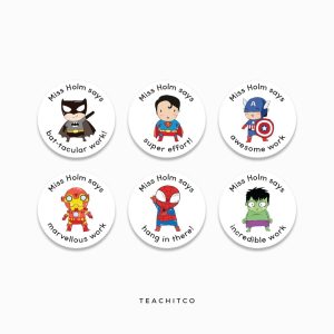 Superhero Merit Stickers – Set 2
