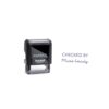 Checked By Self-inking Stamp