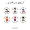Merit Stickers Superhero 2