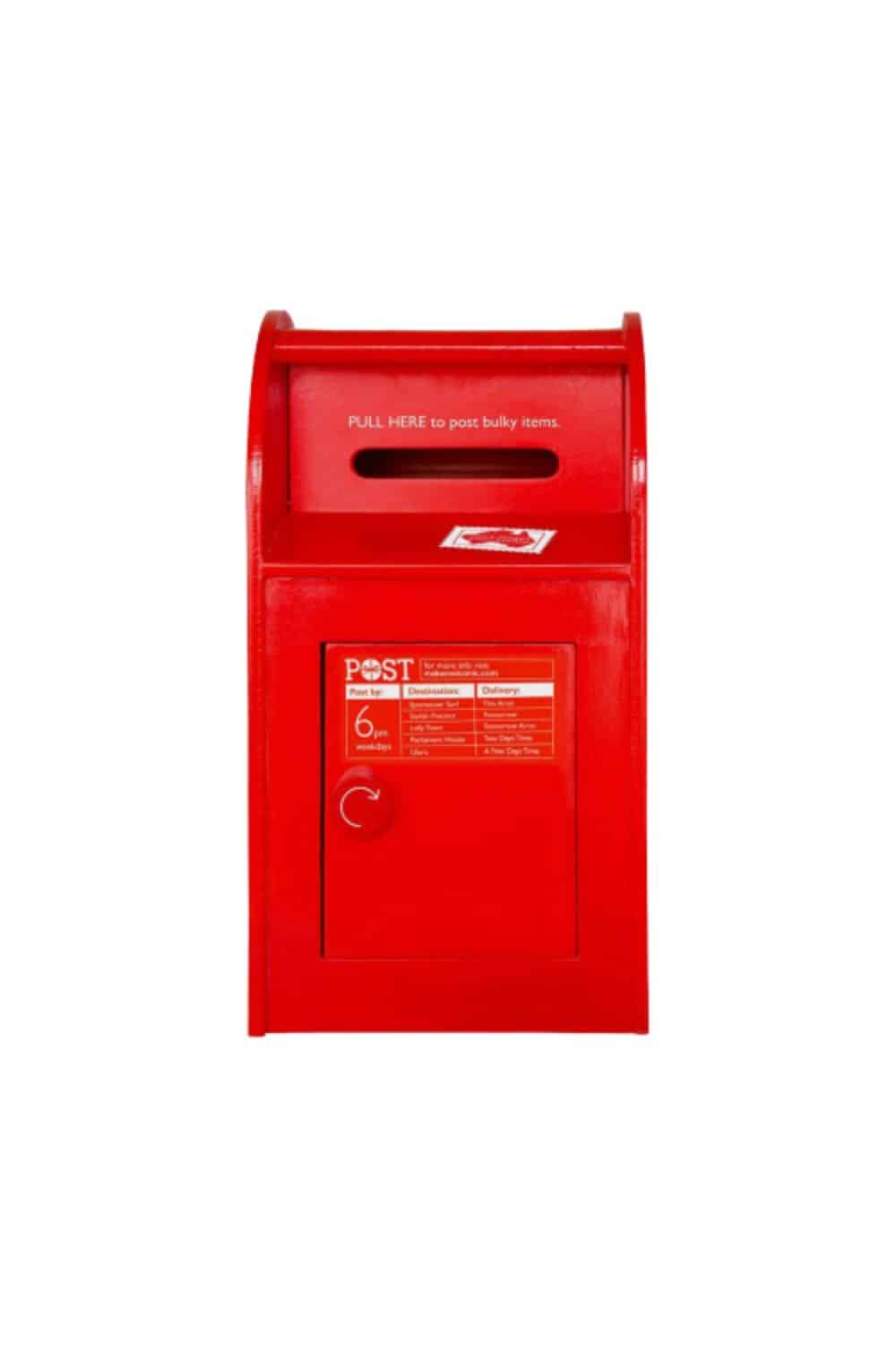 Wooden Iconic Post Box teachit Co