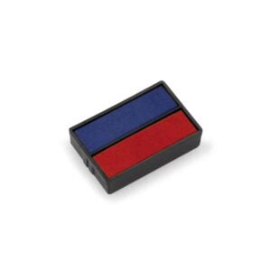 Blue/Red Replacement Ink Pad for Name + Date Stamp Small