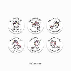 Unicorn Merit Stickers