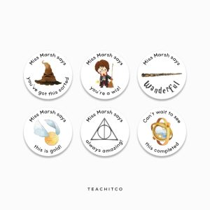 Wizard Merit Stickers