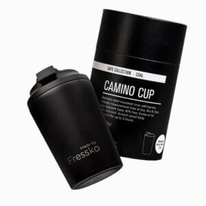 Fressko Camino 12oz Reusable Coffee cup coal