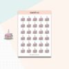 Planner Stickers Birthday Cake