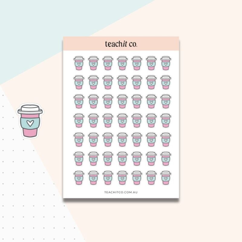 Planner Stickers Coffee