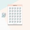 Planner stickers fuel pump