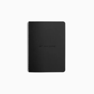Get Shit Done A6 Black Notebook