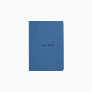 Get Shit Done A6 Classic Blue Notebook