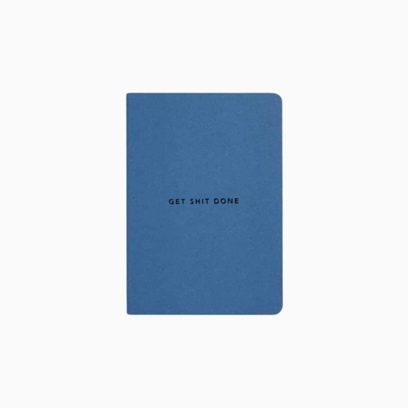Get Shit Done A6 Classic Blue Notebook