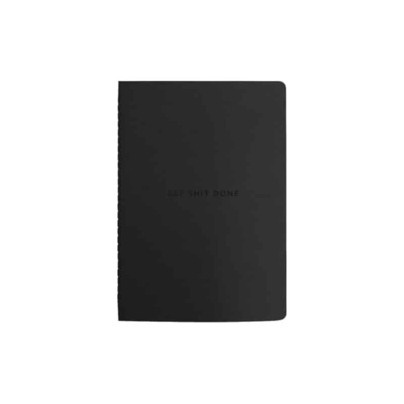Get Shit Done A6 Notebook - Black