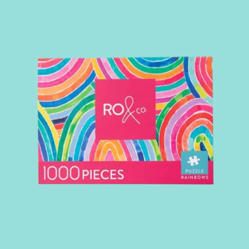 RO&CO 1000PC PUZZLE - RAINBOW