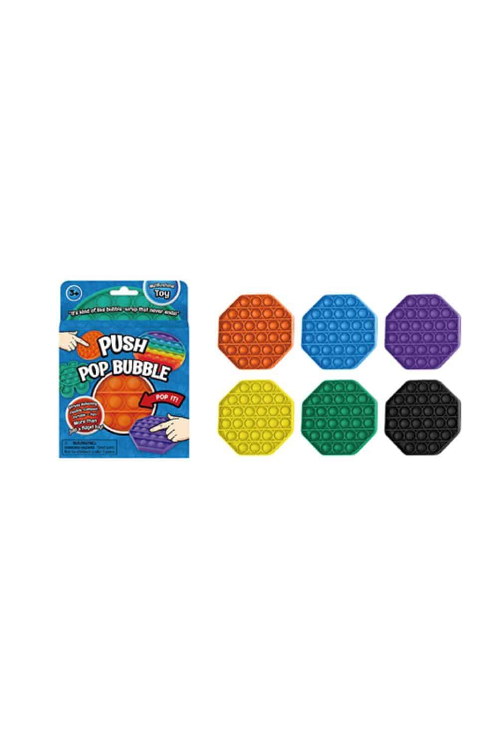 Octagon Silicone Push Pop Game