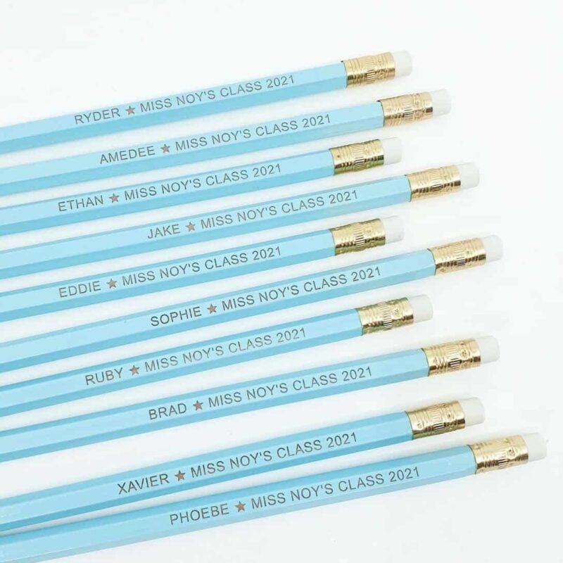 Laser Engraved Pencils Custom