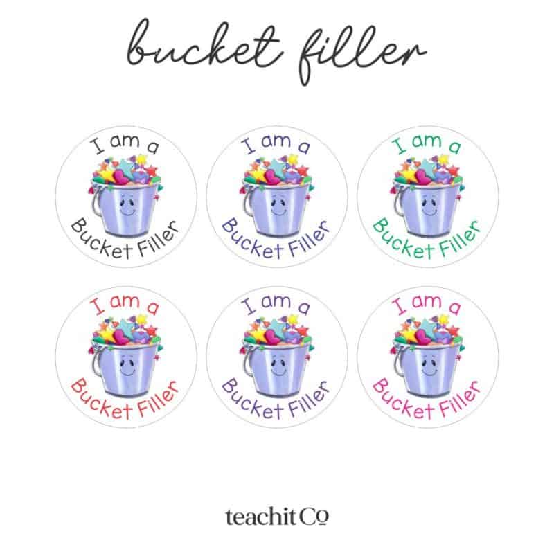 Stickers Bucket Filler