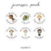 Merit Stickers Jurassic Park