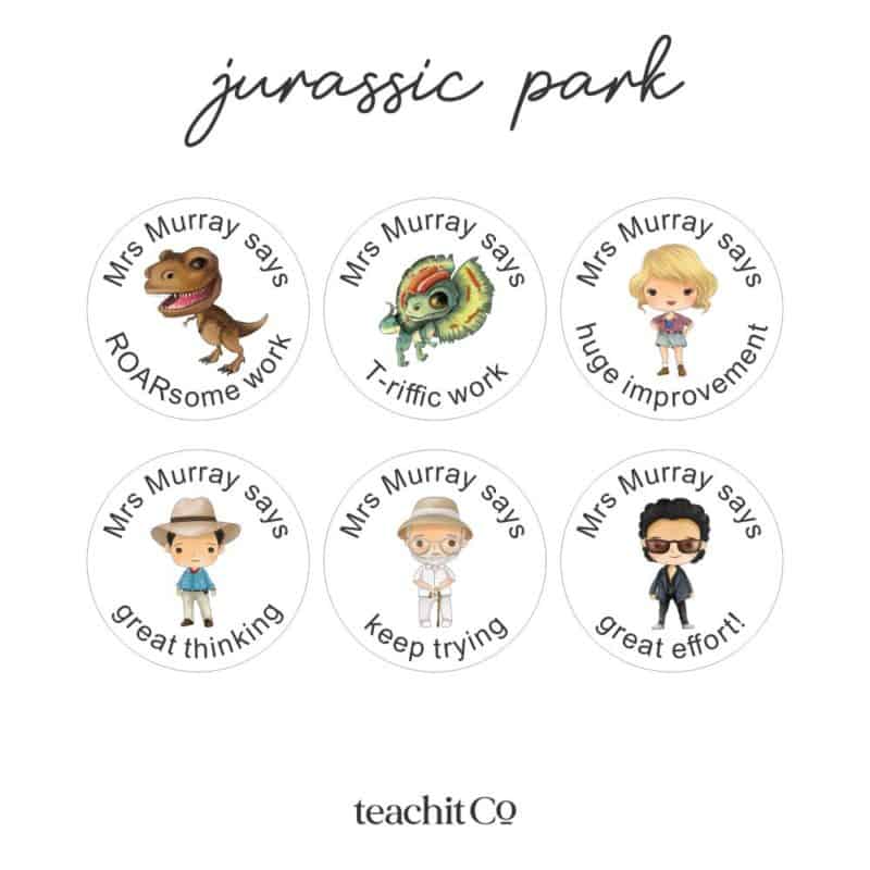 Merit Stickers Jurassic Park