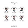 Merit Stickers Ninja