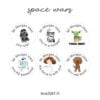 Merit Stickers Space Wars