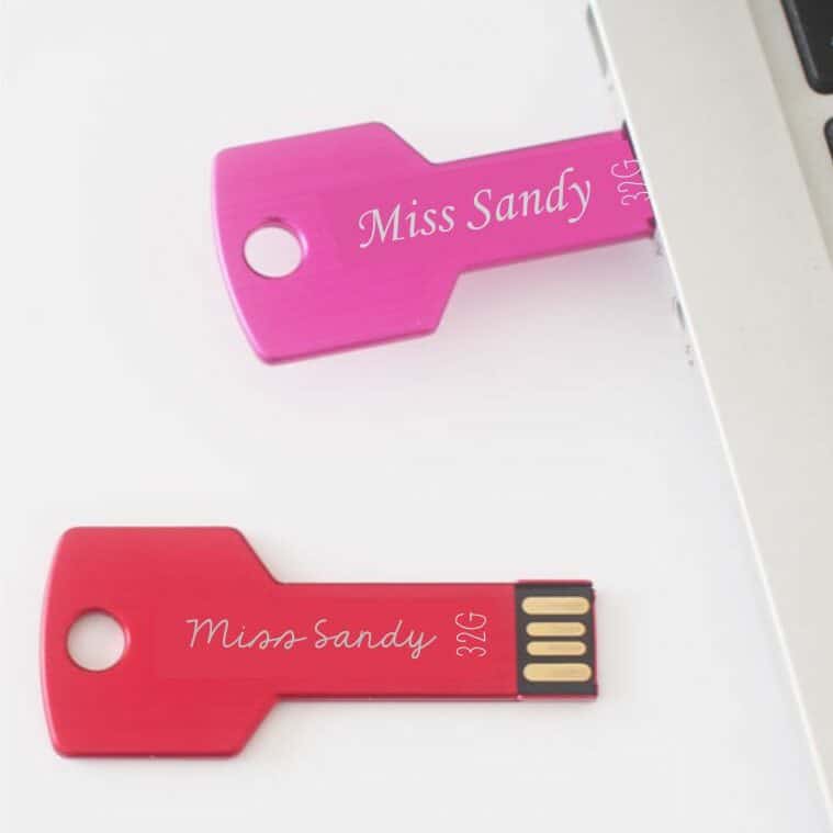 engraved USB