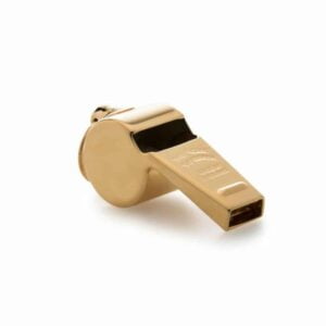 gold sports whistle