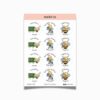 bee teacher stickers