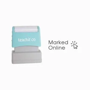 Marked Online Teacher Stamp