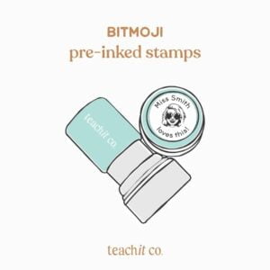 Bitmoji Teacher Stamps