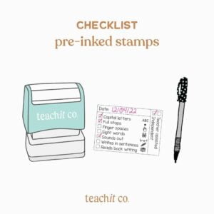 Teacher Checklist Stamps