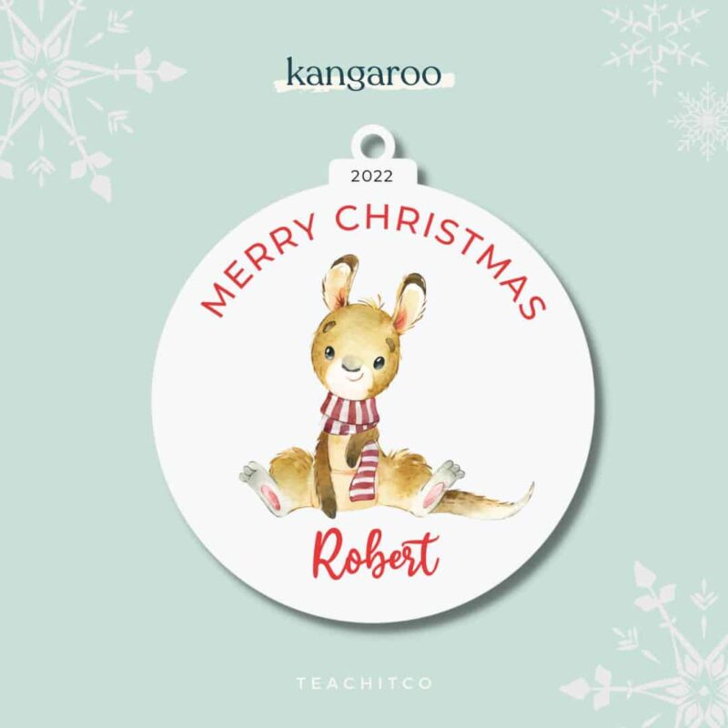 Australian kangaroo ornament