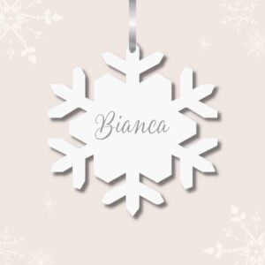 snowflake christmas ornament