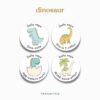 Dinosaur merit stickers