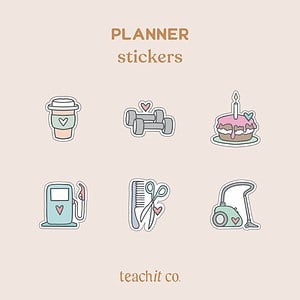 Teacher Planner Stickers