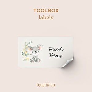 Toolbox Label Stickers