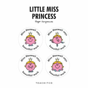 Little Miss Princess stickers