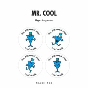 Mr. Cool personalised stickers