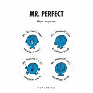 Mr. Perfect personalised stickers