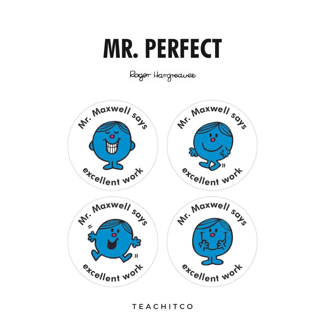 Merit Stickers | Mr. Perfect - Teachit Co
